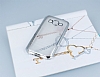 Eiroo Glace Samsung Galaxy J2 Silver Tal Kenarl effaf Silikon Klf - Resim: 1
