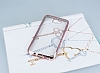 Eiroo Glace Samsung Galaxy J7 Prime / J7 Prime 2 Rose Gold Tal Kenarl effaf Silikon Klf - Resim: 2