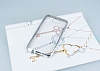 Eiroo Glace Samsung Galaxy J7 Prime / J7 Prime 2 Silver Tal Kenarl effaf Silikon Klf - Resim: 2