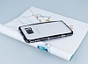 Eiroo Glace Samsung Galaxy Note 5 Siyah Tal Kenarl effaf Silikon Klf - Resim: 1