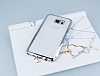 Eiroo Glace Samsung Galaxy Note 5 Silver Tal Kenarl effaf Silikon Klf - Resim: 2