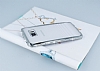 Eiroo Glace Samsung Galaxy Note 5 Silver Tal Kenarl effaf Silikon Klf - Resim: 1