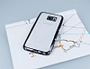 Eiroo Glace Samsung Galaxy Note 5 Siyah Tal Kenarl effaf Silikon Klf - Resim: 2