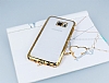 Eiroo Glace Samsung Galaxy Note 5 Gold Tal Kenarl effaf Silikon Klf - Resim: 1