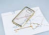 Eiroo Glace Samsung Galaxy S7 Tal Gold Kenarl effaf Silikon Klf - Resim: 1