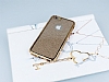 Eiroo Glitter iPhone 6 Plus / 6S Plus Tal Kenarl Gold Silikon Klf - Resim: 3