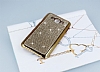 Eiroo Glows Samsung Galaxy E7 Tal Gold Rubber Klf - Resim: 2