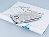 Eiroo Glows Samsung Galaxy S6 Edge Tal Silver Rubber Klf - Resim: 2