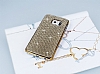 Eiroo Glows Samsung Galaxy S6 Edge Plus Tal Gold Rubber Klf - Resim: 2