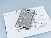 Eiroo Glows Samsung i9600 Galaxy S5 Tal Silver Rubber Klf - Resim: 2