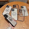 Eiroo Gold Series iPhone 13 Pro Max Tal Kamera Korumal Silver Silikon Klf - Resim: 11