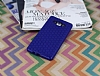 Eiroo Honeycomb Samsung Galaxy A7 Lacivert Silikon Klf - Resim: 1