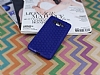 Eiroo Honeycomb Samsung Galaxy Grand Prime Lacivert Silikon Klf - Resim: 1