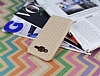 Eiroo Honeycomb Samsung Galaxy J5 Krem Silikon Klf - Resim: 2