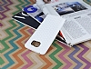 Eiroo Honeycomb Samsung Galaxy Note 5 Beyaz Silikon Klf - Resim: 2