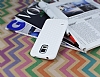 Eiroo Honeycomb Samsung Galaxy S5 Beyaz Silikon Klf - Resim: 2