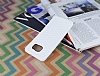 Eiroo Honeycomb Samsung Galaxy S6 Edge Plus Beyaz Silikon Klf - Resim: 2