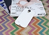 Eiroo Honeycomb Samsung i9500 Galaxy S4 Beyaz Silikon Klf - Resim: 1