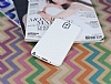 Eiroo Honeycomb Samsung N9000 Galaxy Note 3 Beyaz Silikon Klf - Resim: 1