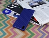 Eiroo Honeycomb Sony Xperia M4 Aqua Lacivert Silikon Klf - Resim: 2