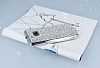 Eiroo HTC 10 Tal Silver Silikon Klf - Resim: 2