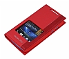HTC Desire 500 Gizli Mknatsl Pencereli Krmz Deri Klf - Resim: 2