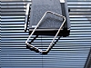 Eiroo HTC Desire 620 Gold izgili Silver Metal Bumper Klf - Resim: 2