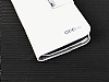 Eiroo HTC One M8 Buckle Standl Czdanl Beyaz Deri Klf - Resim: 5