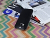 HTC One M8 Ultra nce Deri Siyah Silikon Klf - Resim: 2