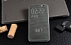 Eiroo HTC One M9 Dot View Uyku Modlu Gri Klf - Resim: 2