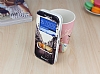 HTC One M9 Gizli Mknatsl Pencereli London Deri Klf - Resim: 1