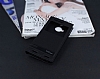 HTC One M9 Plus Gizli Mknatsl Pencereli Siyah Deri Klf - Resim: 1