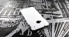 Eiroo HTC One Sert Parlak Beyaz Rubber Klf - Resim: 1