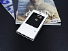 Huawei G8 Gizli Mknatsl Pencereli Beyaz Deri Klf - Resim: 2