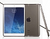 iPad 2 / 3 / 4 Ultra nce effaf Siyah Silikon Klf - Resim: 1