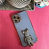 Eiroo iPhone 7 Plus / 8 Plus Baby Bear Standl Mavi Silikon Klf - Resim: 3