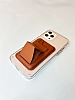 Eiroo iPhone 14 Kahverengi Kartlkl Standl Ultra Koruma Klf - Resim: 3