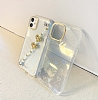 Eiroo iPhone 15 Plus Hologram Kalpli Zincirli effaf Rubber Klf - Resim: 6