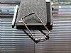Eiroo iPhone 4 / 4S Gold izgili Bumper ereve Gold Klf - Resim: 3