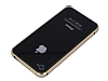 Eiroo iPhone 4 / 4S Gold izgili Bumper ereve Gold Klf - Resim: 2