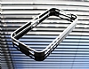 Eiroo iPhone 4 / 4S Gri Metal Bumper Klf - Resim: 3