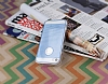 iPhone 4 / 4S Silikon Kenarl Ultra nce Kristal Mavi Klf - Resim: 1