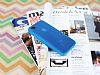 iPhone 4 / 4S Ultra nce effaf Mavi Silikon Klf - Resim: 4