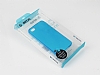iPhone 4 / 4S Ultra nce effaf Mavi Silikon Klf - Resim: 2