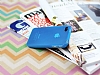 iPhone 4 / 4S Ultra nce effaf Mavi Silikon Klf - Resim: 3