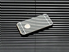 Eiroo iPhone SE / 5 /5S ift Katmanl Dark Silver Metal Klf - Resim: 2