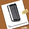 Eiroo iPhone SE / 5 / 5S Dark Silver Metal Bumper Klf - Resim: 1