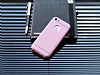 Eiroo iPhone SE / 5 / 5S Metal Kenarl Pembe Rubber Klf - Resim: 1