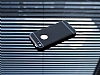 Eiroo iPhone SE / 5 / 5S Metal Kenarl Siyah Rubber Klf - Resim: 2
