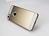 Eiroo iPhone SE / 5 / 5S Gold Metal Klf - Resim: 4